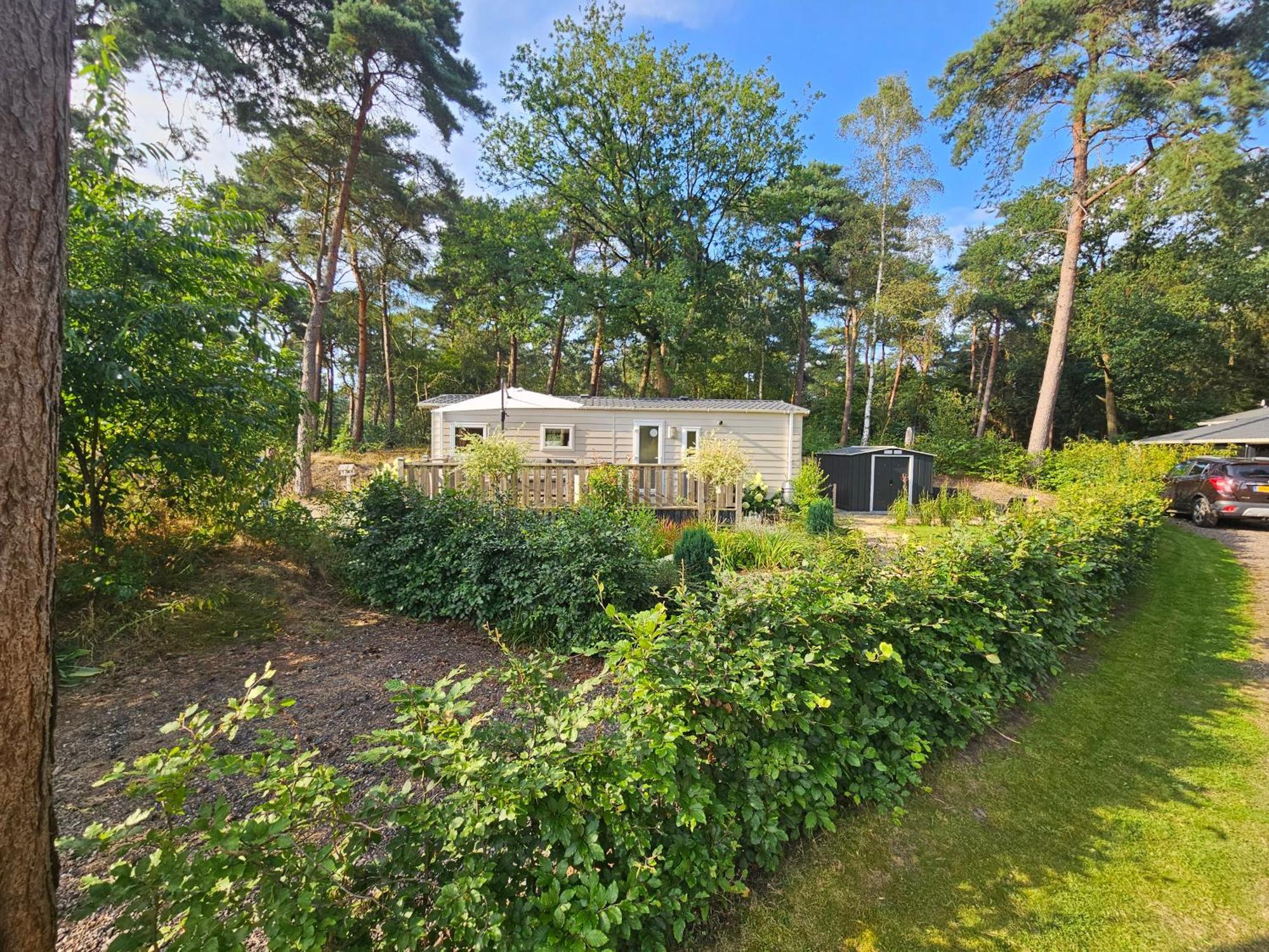 Luxe 4 Persoons Chalet Op 5 Sterren Camping Raalte Zewnętrze zdjęcie